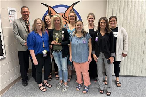 Mrs. Schultz was named the Nebraska School Social Worker of the Year.